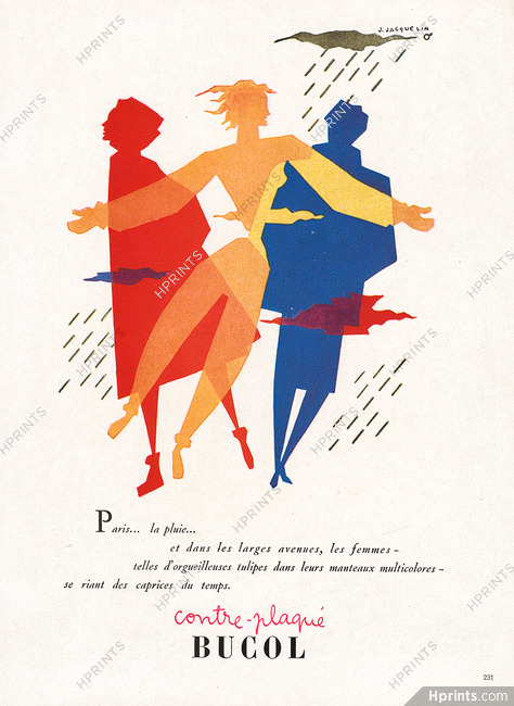 Bucol 1947 Raincoats, Jean Jacquelin