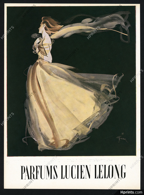Lucien Lelong (Perfumes) 1944 René Gruau