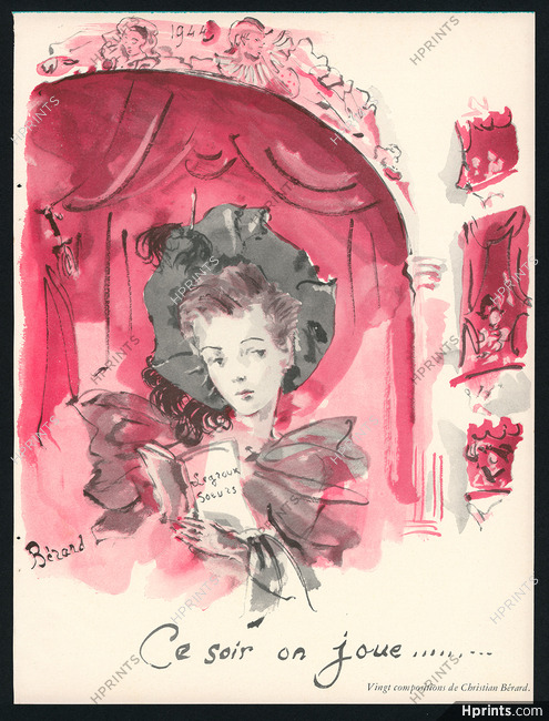 Legroux Soeurs 1944 Ce soir on joue... Christian Bérard, Opera House
