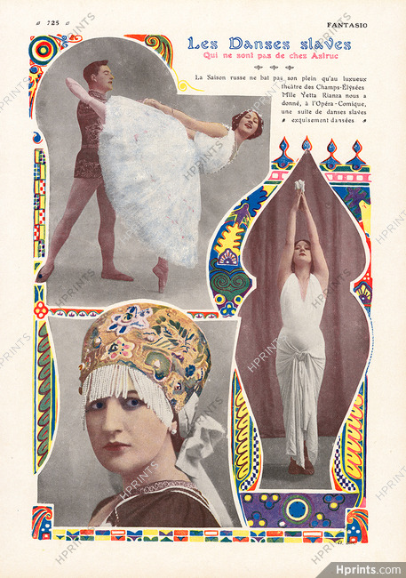 Yetta Rianza 1913 Slavic Dances