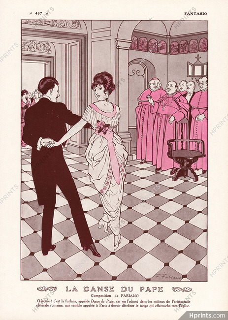 Fabiano 1914 La Danse du Pape