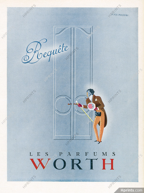 Worth (Perfumes) 1944 Requête, Fix-Masseau (S)