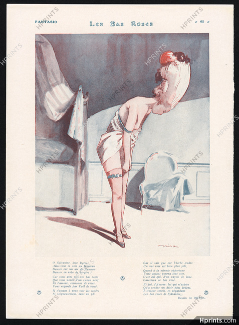 Jacques Drésa 1923 "Les Bas Roses" The Pink Stockings