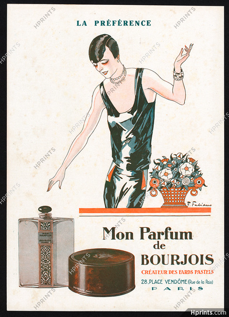 Bourjois (Perfumes) 1926 Fabien Fabiano, Mon Parfum