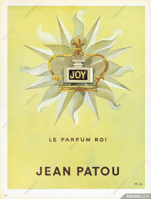 Jean Patou (Perfumes) 1948 Joy Le Parfum Roi