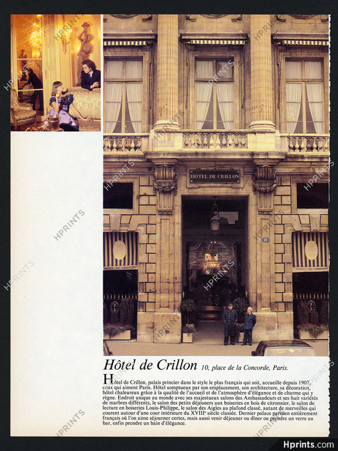 Hôtel de Crillon 1980