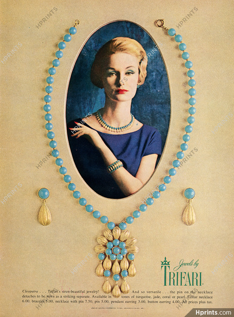 Trifari 1962 Cleopatra Jewelry