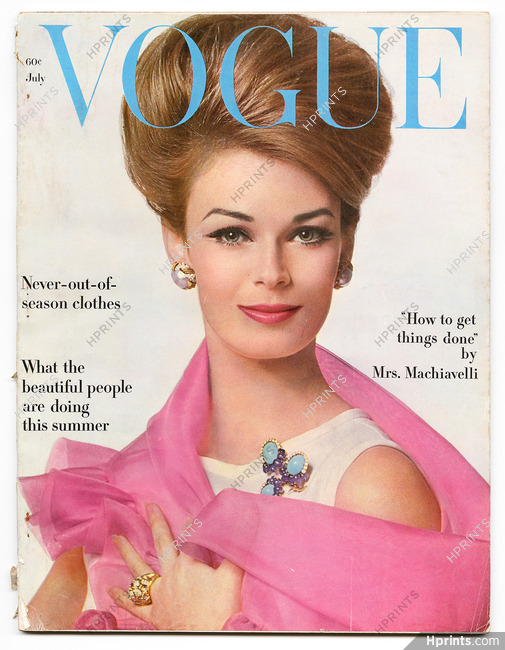 Vogue 1962 July, Photo Bert Stern, Jewels David Webb
