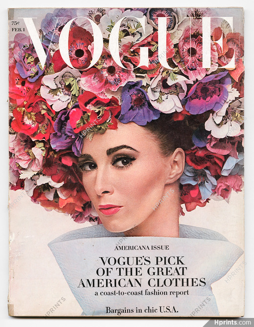 Vogue 1964 February 1, Photo Bert Stern, Wilhelmina Cooper, Chanel