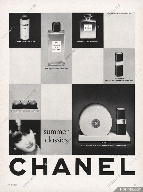 Chanel (Perfumes) 1962 Summer Classics
