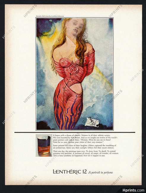 Lenthéric (Perfumes) 1967 "Lentheric 12" Salvador Dali