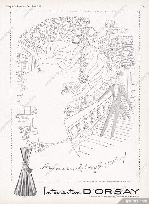 D'Orsay (Perfumes) 1952 Intoxication, Richard Lindner