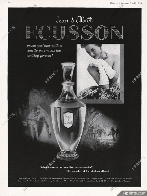 Jean d'Albret (Perfumes) 1953 Ecusson