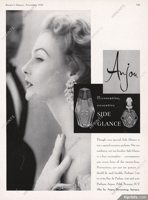 Anjou (Perfumes) 1953 Side Glance