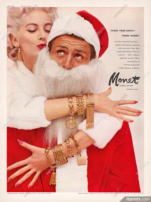 Monet (Jewels) 1954 Fur Coat Fredica, Santa