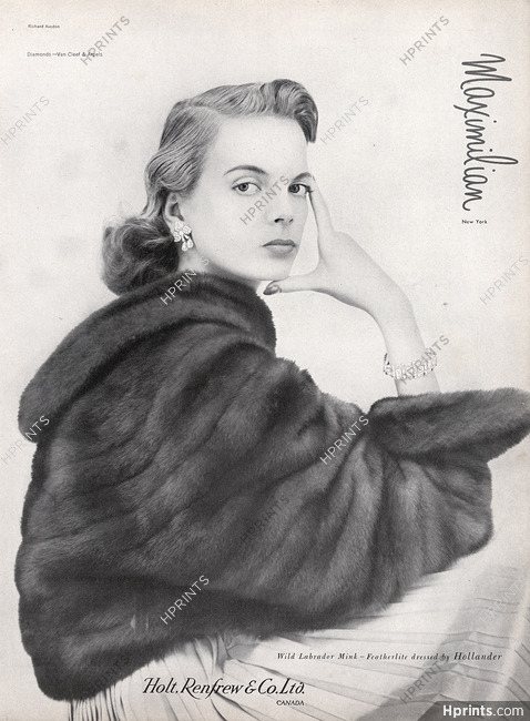 Maximilian (Furs) 1952 Van Cleef & Arpels, Photo Avedon