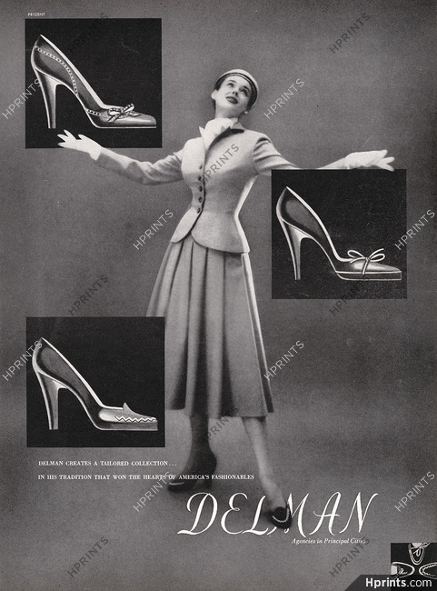 Delman (Shoes) 1952 Photo Prigent