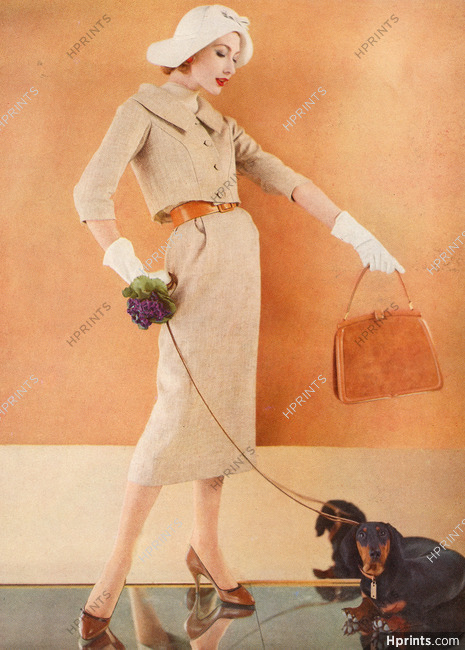 Lilli Ann (Couture) 1957 Teckel, Photo Karen Radkai
