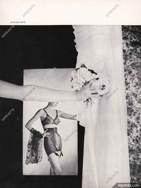 Lily of France (Lingerie) 1952 Girdle, Photo Louise Dahl-Wolfe