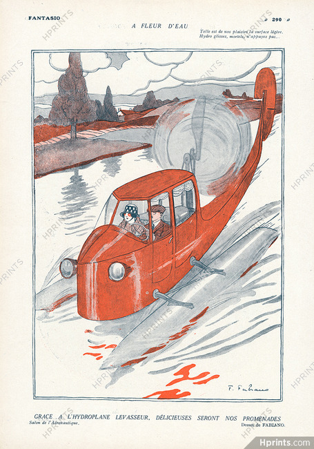 Fabiano 1919 Hydroplane Levasseur
