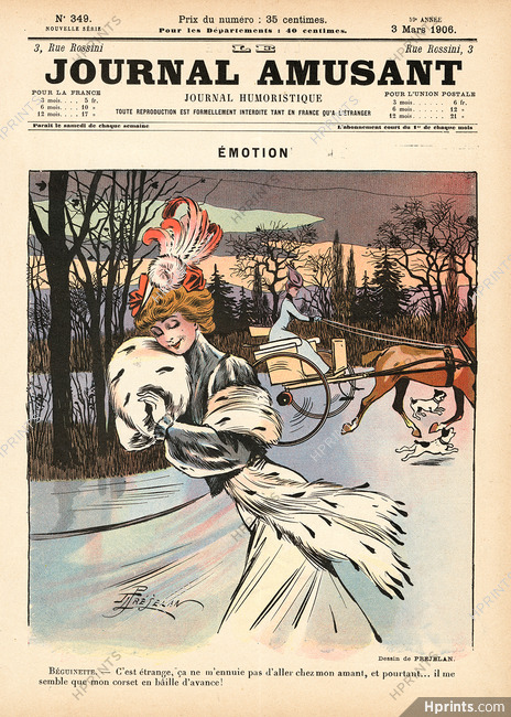 René Préjelan 1906 Emotion, Adulterous