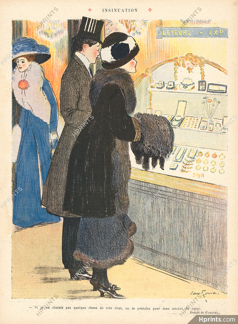 Cardona 1910 "Insinuation" Jewelry Store Display