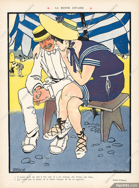 Opisso 1910 Bathing Beauty, Swimwear
