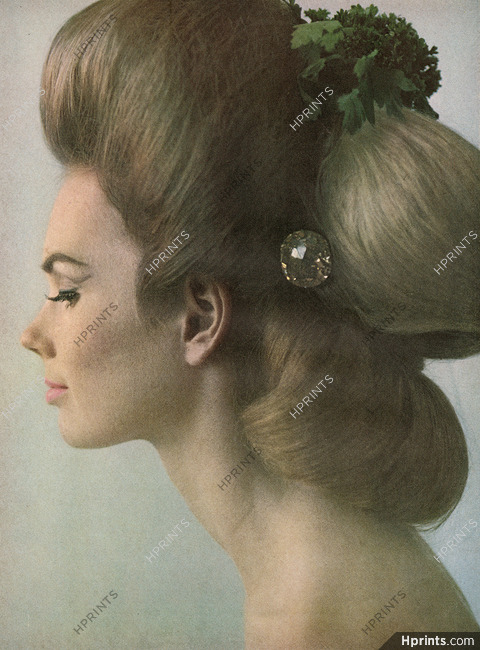 Van Cleef & Arpels 1962 Canary Diamond, At Kenneth's Hairstyle, Photo Art Kane