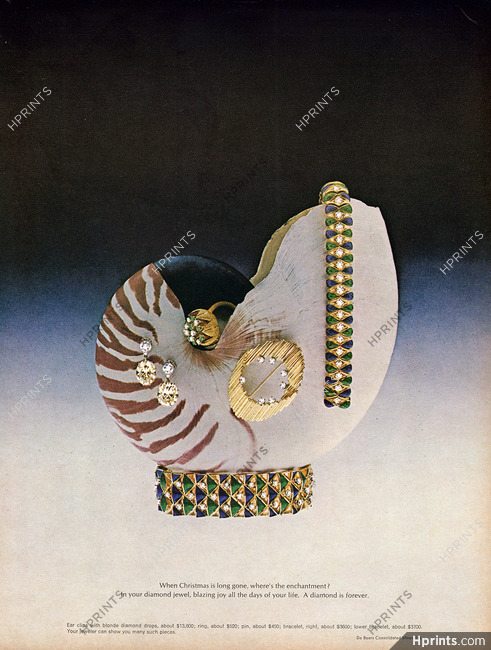 De Beers (High Jewelry) 1968 Diamonds