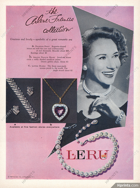 Leru (Jewels) 1957 Arlene Francis Collection