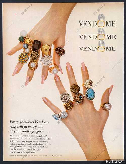 Vendôme (Jewels) 1969 Rings