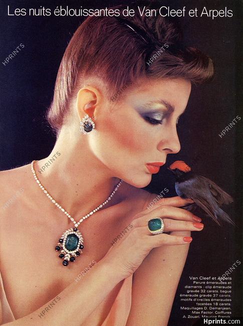 Van Cleef & Arpels 1977 Parure Emeraudes et Diamants