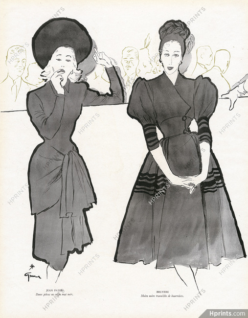 René Gruau 1945 Jean Patou, Bruyère