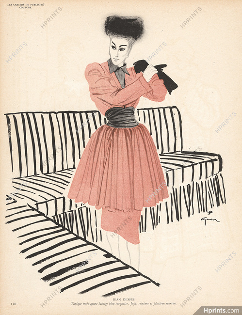 Jean Dessès 1945 René Gruau