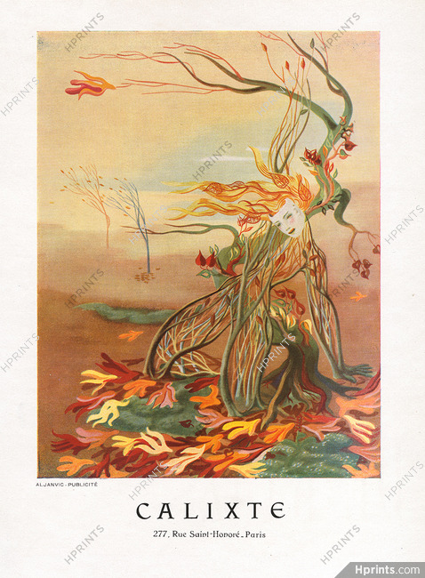 Calixte (Perfumes) 1945 Surrealism