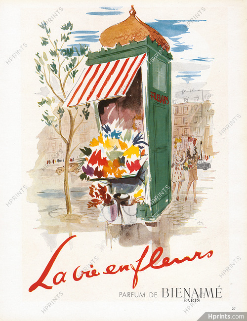 Bienaimé (Perfumes) 1945 La Vie en Fleurs, Floristry
