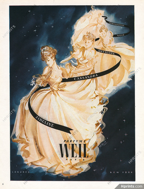 Parfums Weil (Perfumes) 1945 Massa