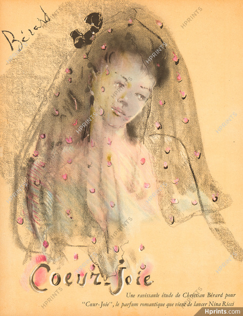 Nina Ricci (Perfumes) 1945 Christian Bérard, Cœur-Joie