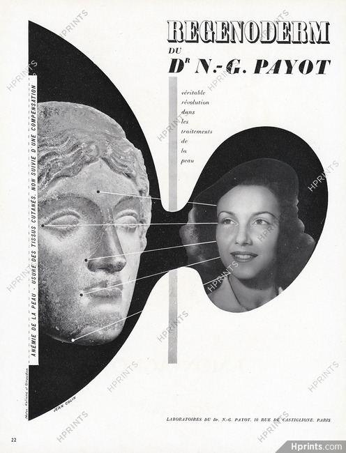 Dr N.G. Payot (Cosmetics) 1948 Jean Colin