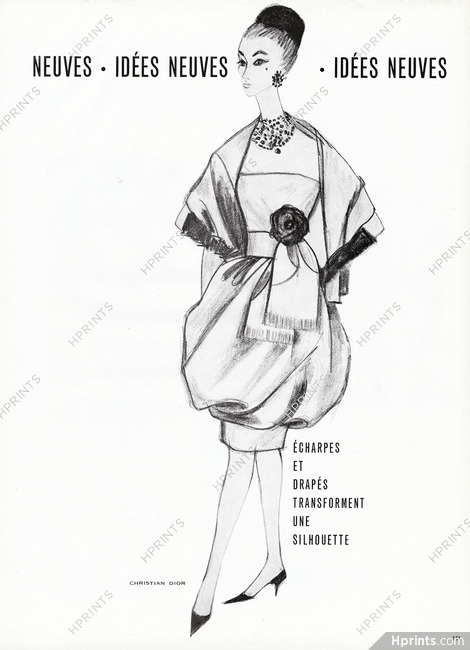 Christian Dior (Yves Saint Laurent) 1959 Idées Neuves, Jérôme Tramini