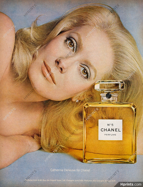Chanel (Perfumes) 1973 Numéro 5, Catherine Deneuve