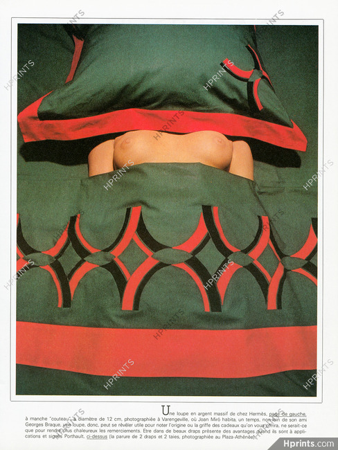 Guy Bourdin 1980 D. Porthault Fashion Photography