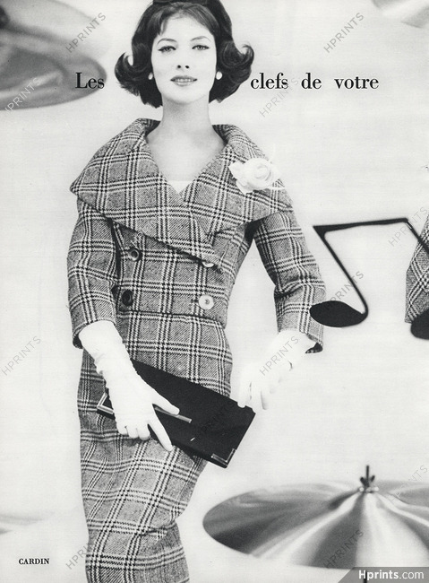 Pierre Cardin 1959 Sac Hermès, Photo Guy Bourdin