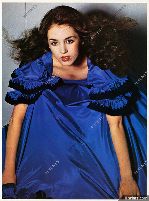 Lanvin (Crahay) 1973 Isabelle Adjani, Photo Guy Bourdin