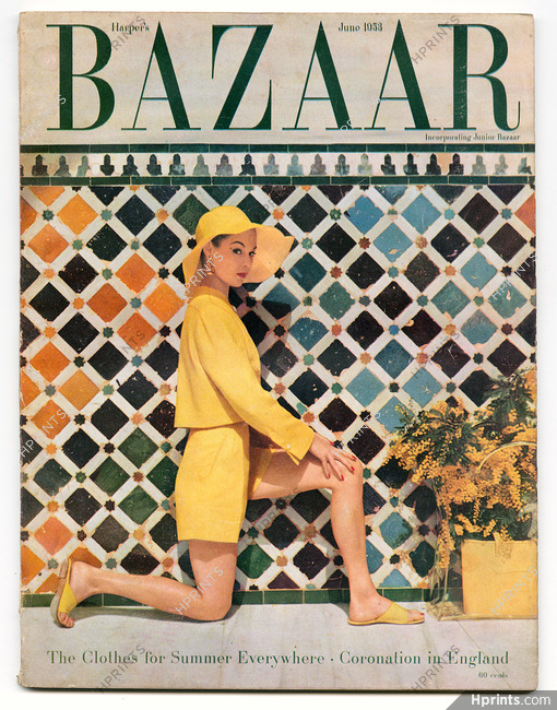 Harper's Bazaar June 1953 Photo Louise Dahl-Wolfe