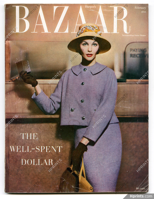 Harper's Bazaar February 1954 Photo Richard Avedon