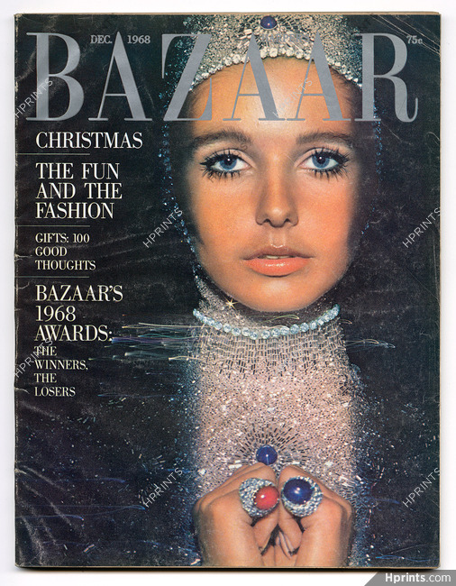 Harper's Bazaar December 1968 Cover by Hiro