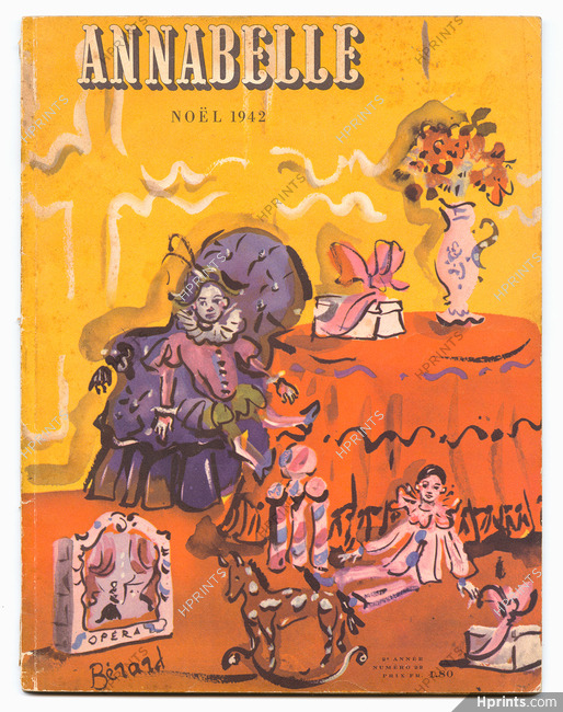 Annabelle (Edition Française) 1942 Décembre, N°22, Christian Bérard, Marie Laurencin, Zoltan Kemeny, Rolex