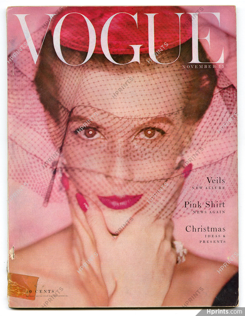 US Vogue November 15, 1953 Photo Clifford Coffin, Cartier, Penn, Horst, Gjon Mili, John Rawlings, Eric...