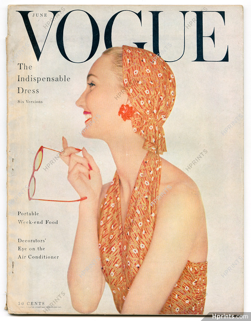 US Vogue June, 1954 Photo Coffin, Eric, Horst, Diane Arbus, Penn...